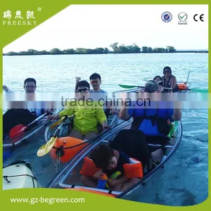 New Design 2 Seat Touring Banana Transparent Boats Ships for Sale thumbnail-2
