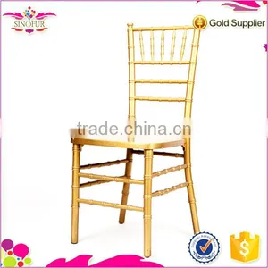Qingdao SinoFur Classical Wholesale Golden Wood Tiffany Chair thumbnail-6
