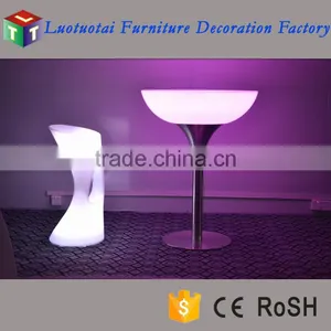 Led High Stool Bar Chair Remote Control 16 Color Change Led Chair/led Bar Stool thumbnail-6