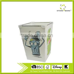 Store More Home Indoor Waste Paper Basket Trash Can thumbnail-2