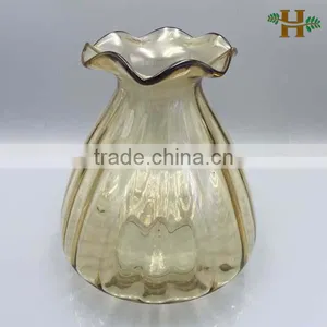 New Design Murano Art Glass Vase, Flower Shaped Vase thumbnail-1