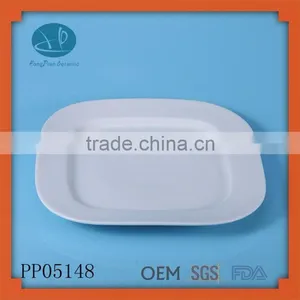 Wholesale White Ceramic Serving Food Tray Plate Fruit for Sale thumbnail-1
