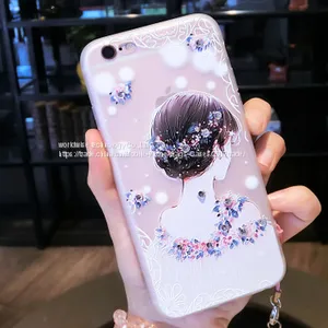 New Design Soft Tpu Cell Phone Case Silicone Mobile Phone Cases for IPhone7/7Plus/6/6s/6plus/6splus Diamond Crystal Case thumbnail-2