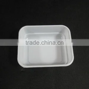 Disposable Rectangular Salad Bowl, Plastic Dish, Airline Salad Bowl thumbnail-1