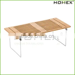 Bamboo Kitchen Storage Shelf for Fruit and Vegetable Homex-BSCI thumbnail-1