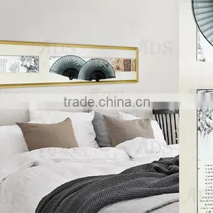 Framed Handmade Chinese Fan & Chinese Characters Art Craft for Home Decoration thumbnail-2