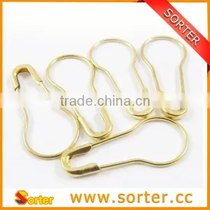 Metal Pear Shaped Safty Pin /metal Garment Safety Pin /Gold Handtag Pin thumbnail-3