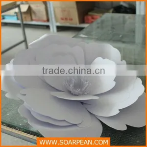 Shopping Mall Artificial Decorative White PVC Flower thumbnail-1