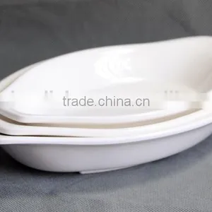 Hotel White Melamine Storage Deep Plate Set thumbnail-1