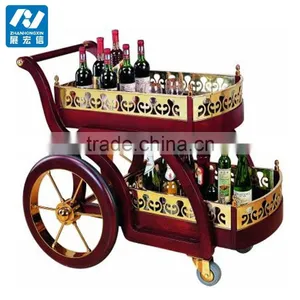 Restaurant And Hotel Service 3 Tiers Tea Trolley/Liquor Trolley thumbnail-6