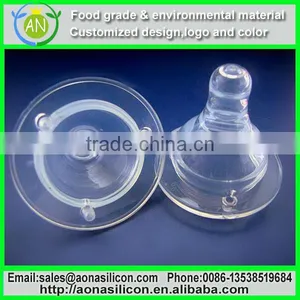 Realistic Transparent Molding Silicone Baby Nipple For Feeding Baby thumbnail-5