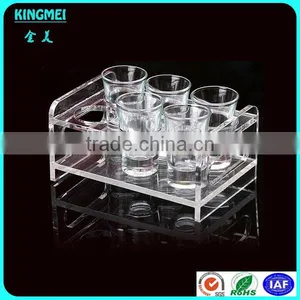 Party Clear Acrylic Beer Cup Display Stand Holders For Desks thumbnail-1