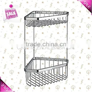 Stainless Steel Bathroom Corner Rack thumbnail-1