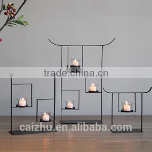 Wholesale Stainless Steel Metal Wire Candle Holder Rack thumbnail-1