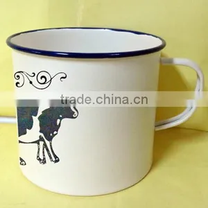 Customized Enamel Mug With Decal thumbnail-1