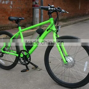 26 Inch Front Wheel Motor Electric Road Bike e Bicycle With Bottel Battery thumbnail-4