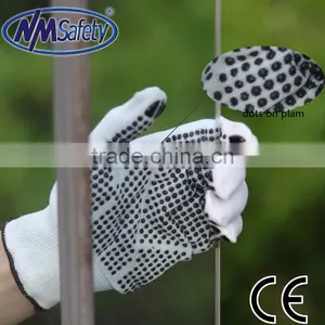 NMSAFETY One Sided Rubber Cotton Dot Gloves thumbnail-1