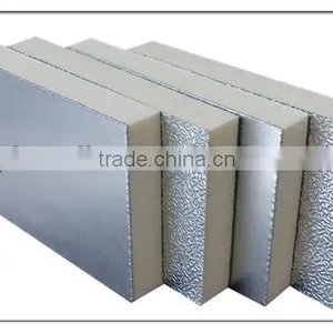 Smooth Surface Aluminum Foil Compound PU Air Duct Panel thumbnail-1
