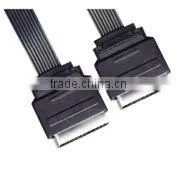 SCART PLUG TO SCART PLUG 9 PIN Scart Cable thumbnail-1