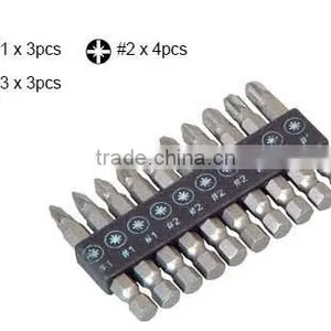 2017 Yute 10PCS 50mm POZI Screwdriver Bit Set thumbnail-3