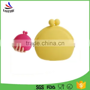 2016 Popular Latest Cheap Fashion Cute Soft Silicone Mini Coin Purse Card Key Pouch Wallet for Promotion Gifts thumbnail-1