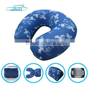 Custom u Shape Personalized Car Inflatable Memory Foam Travel Neck Pillow thumbnail-1