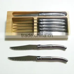 6PCS Stainless Steel Laguiole Steak Knives thumbnail-2