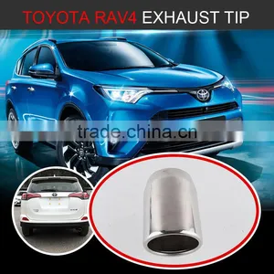 Auto Tuning Stainless Muffler Tip in Exhaust Pipe for TOYOTA RAV4 thumbnail-1