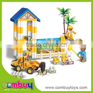 High Quality Children Diy Construction Large Plastic Blocks Toys thumbnail-1