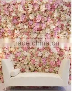 Factory Price Hot Products Artificial Flower Wall in Weeding or Stage for Decoration thumbnail-1