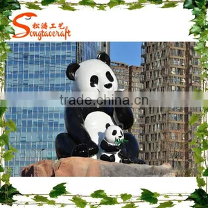 Factory Direct Wholesale Artificial Cartoon Lion Topiary Animals Fibergrass Animal thumbnail-5