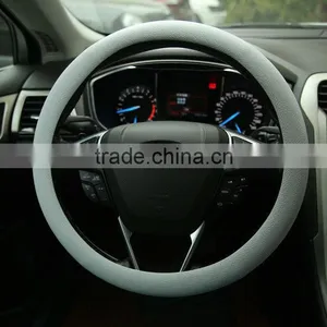 Safe Silicone Material Car Accessories Custom Steering Wheel Cover Supplier thumbnail-3