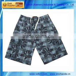 ZD-6179 Men's Printed T/Ccanvas Cargo Shorts thumbnail-1