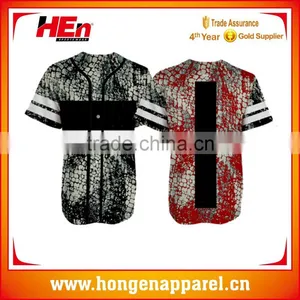 Hongen Apparel Hot Selling!custom Team/college Classical Sublimated Dry Fit Pinstripe Baseball Jerseys/uniforms Wholesale thumbnail-1