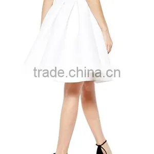 Solid High Waist Ruffled Mini Skirt thumbnail-2