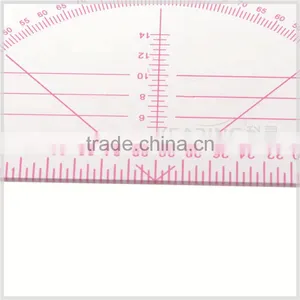 Kearing Brand 1:3/1:4/1:5 Transplant Plastic Sandwich Line Flexible Triangular Scale Ruler #8345 thumbnail-4