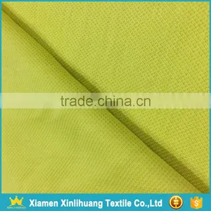 Wholesale Fashion Polo Shirts Material 65 Polyester 35 Cotton Green Pique Knit Fabric thumbnail-3