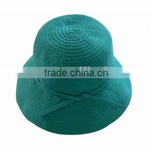 Ribbon Bucket Hats With Roll Brim thumbnail-1