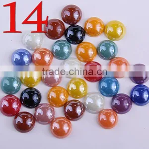 Mix Flat Back Shell Beads Phone Sticker Handmade Diy Faux Shell Beads for Fingernail Decorations Cheap Colors Shell Beads thumbnail-5