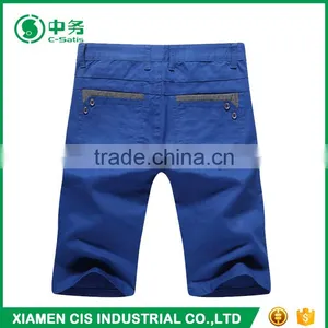 New Fashion Blue Color Summer Mens Chino Shorts for Sale thumbnail-2