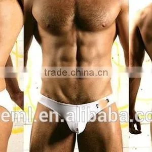 Wholesale Mens Sexy U Convex Pouch Low Waist Lycra Cotton Boxer Brief thumbnail-2