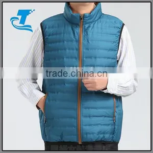 Middle-Aged Mens Light Simple Design Vestcoats thumbnail-1