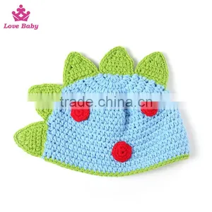 Infant Crocodile Animal Photo Props for Newborns Hand Crochet Hat Wholesale thumbnail-2