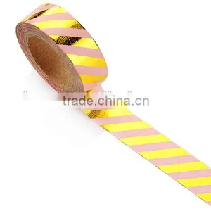 1.5cm *10 M Striped Foil Planner Washi Tape thumbnail-3