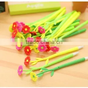 Flower Shape Gel Pen Plastic Ballpoint Pen 0.38mm Penfor Office & Student thumbnail-1