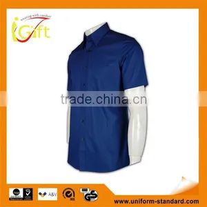 Chinese Manufatory High Quality New Design Office Shirt thumbnail-1