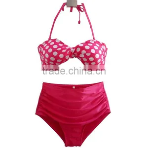 Wholesale Summer Women Sexy Black Halter Wimwear thumbnail-3