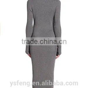 2017 Latest Long Designs Girls Sweater Dress thumbnail-2