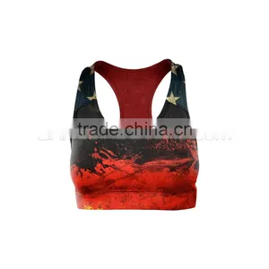 German Flag Sports Compression Bra for Breast Lift Up During Workout Available in Multiple Sizes and Color Combinations thumbnail-1