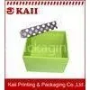 Fancy OEM Size Green Art Paper Gift Boxes For Packaging / Gift Packaging Boxes For Cloth thumbnail-1